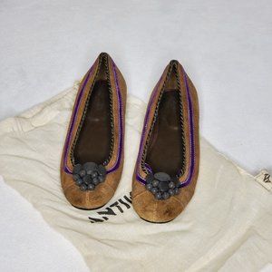 ANTIK BATIK Yoshi Ballet Suede Flats 37/6 NEW